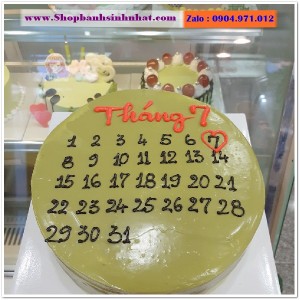 Bánh Sinh Nhật Cuốn Lịch - CL35
